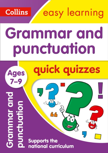 Grammar & Punctuation Quick Quizzes Ages 7-9 : Ideal for Home Learning-9780008212551