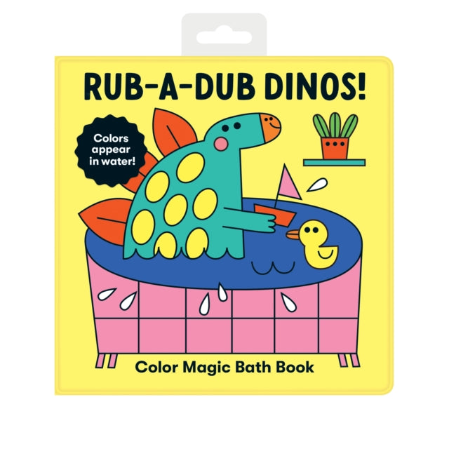 Rub-a-Dub Dinos! Color Magic Bath Book-9780735375062