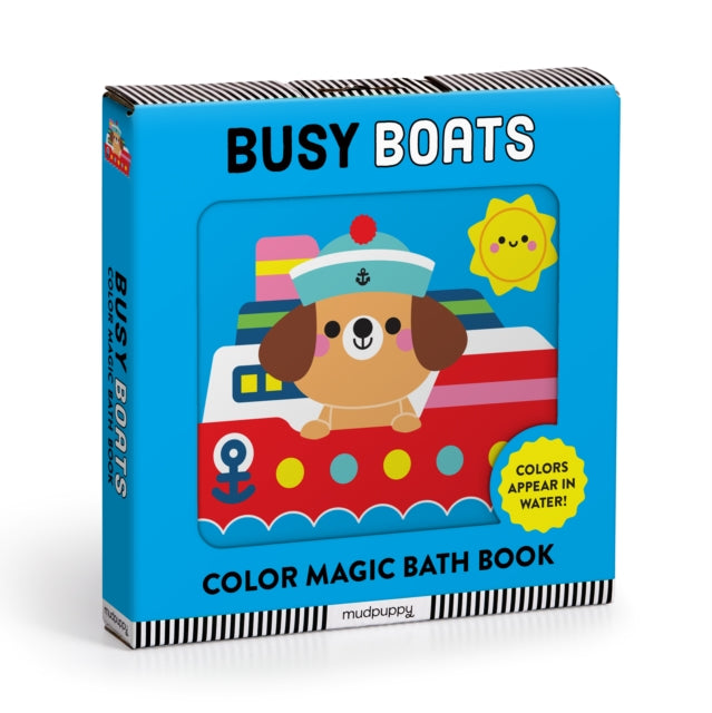 Busy Boats Color Magic Bath Book-9780735387713