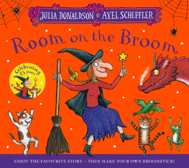 Room on the Broom 25th Anniversary Edition : Enjoy the favourite story – then make your own broomstick!-9781035079711