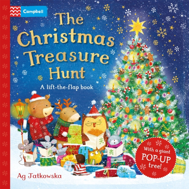 The Christmas Treasure Hunt : A lift-the-flap book with a giant pop-up tree!-9781037412448