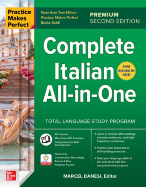 Practice Makes Perfect: Complete Italian All-in-One, Premium Second Edition-9781265764937