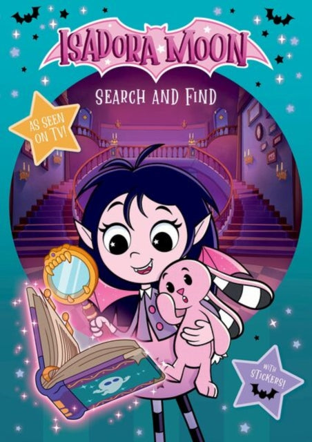 Isadora Moon: Search and Find Activity Book, packed with magical puzzles and stickers (as seen on TV)-9781382084635