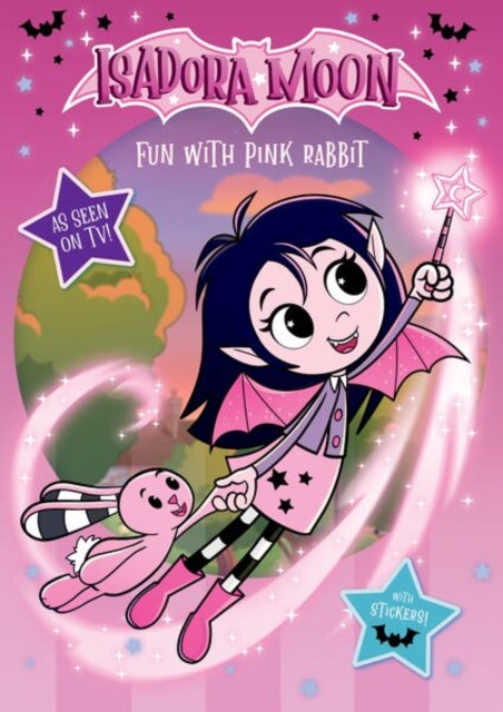 Isadora Moon: Fun With Pink Rabbit, packed with puzzles, colouring, drawing, and stickers! Based on the top rated animated TV tv series, from the world of Harriet Muncaster-9781382084949