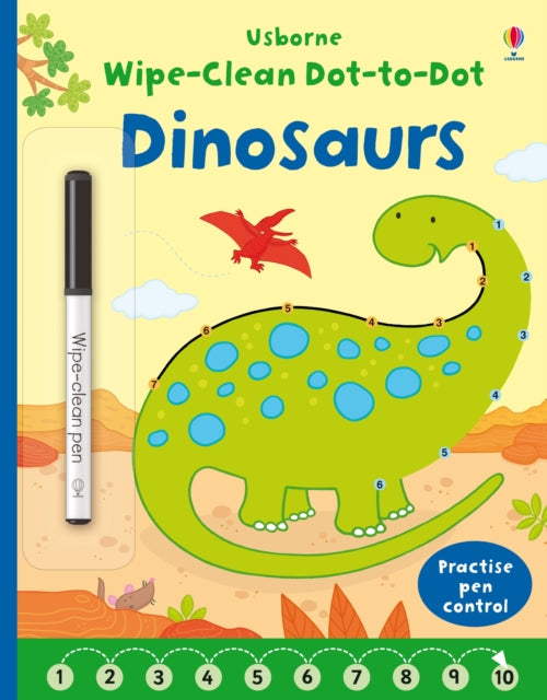 Wipe-clean Dot-to-dot Dinosaurs-9781409597780