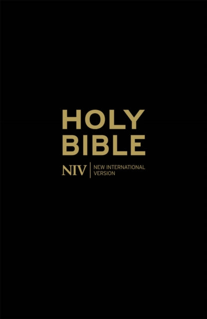 NIV Holy Bible : Classic Black edition-9781444701593