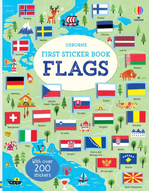 First Sticker Book Flags-9781474937030
