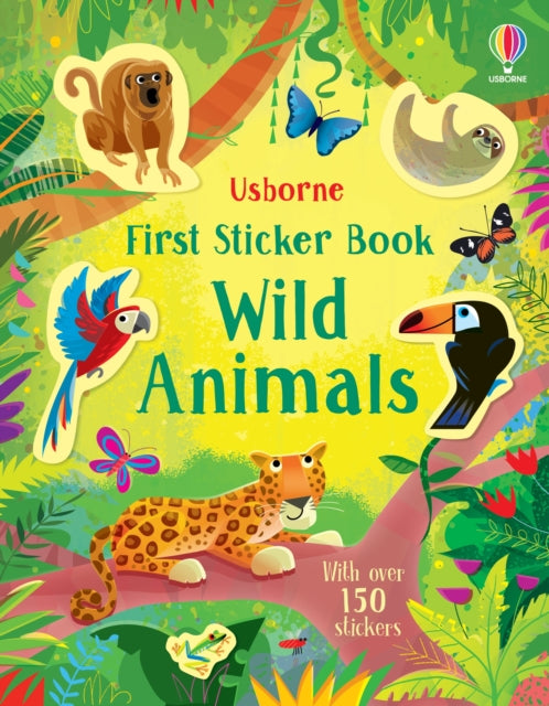 First Sticker Book Wild Animals-9781474998949