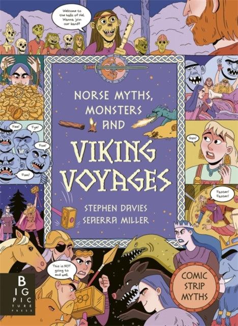 Comic Strip Myths: Norse Myths, Monsters and Viking Voyages-9781800786745