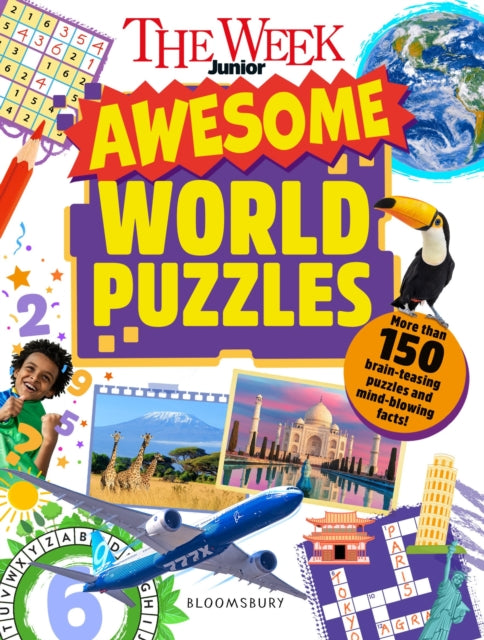 The Week Junior Awesome World Puzzles : Explore the world with over 150 brain-teasing puzzles and mind-bending facts-9781801998727