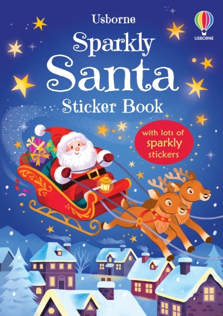 Sparkly Santa Sticker Book-9781835404324