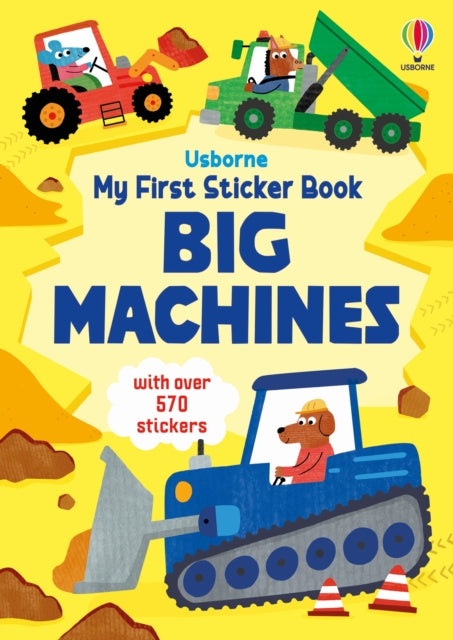 My First Sticker Book Big Machines-9781836042990