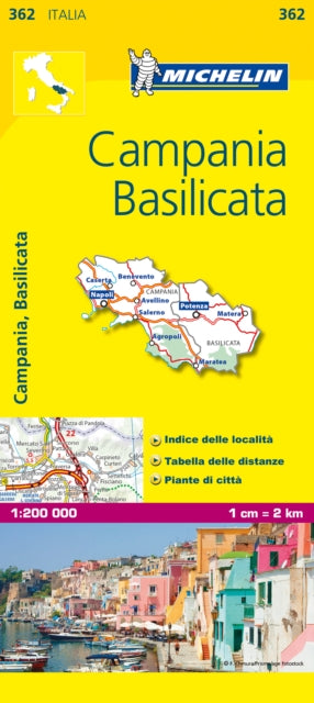 Campania - Michelin Local Map 362 : Map-9782067126718