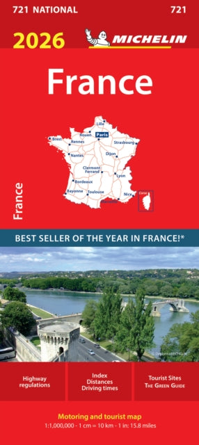 France 2026 - Michelin National Map 721-9782067269712