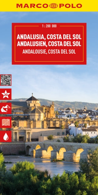 Andalusia, Costa Del Sol, Seville, Cordoba, Granada Marco Polo Map-9783575020642