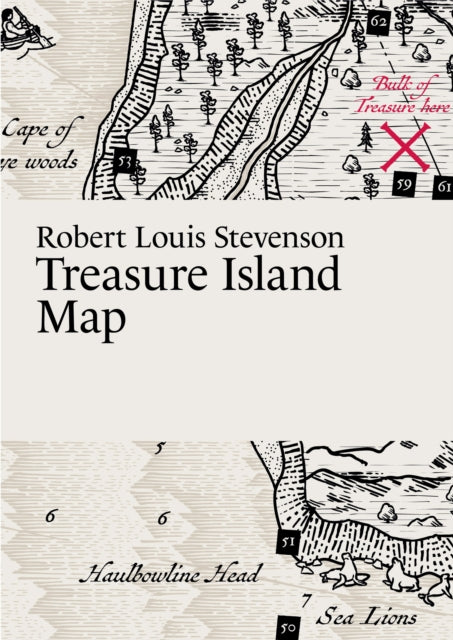 Robert Louis Stevenson, Treasure Island Map-9789152721742