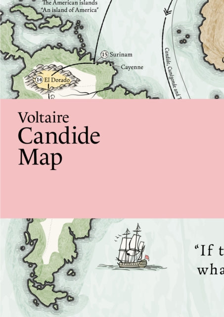 Voltaire, Candide Map-9789152770924