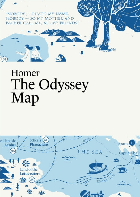 Homer, The Odyssey Map-9789152770955