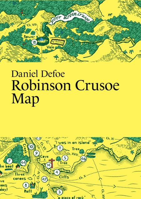 Daniel Defoe, Robinson Crusoe Map-9789198945621