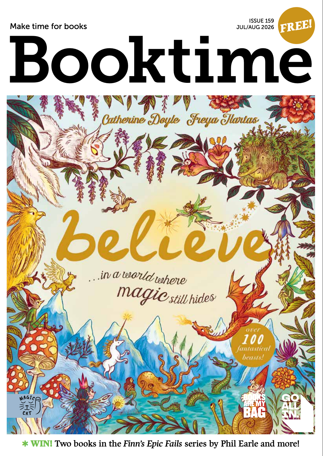 BOOKTIME MAGAZINE - JULY & AUGUST 2026. FREE TO DOWNLOAD!
